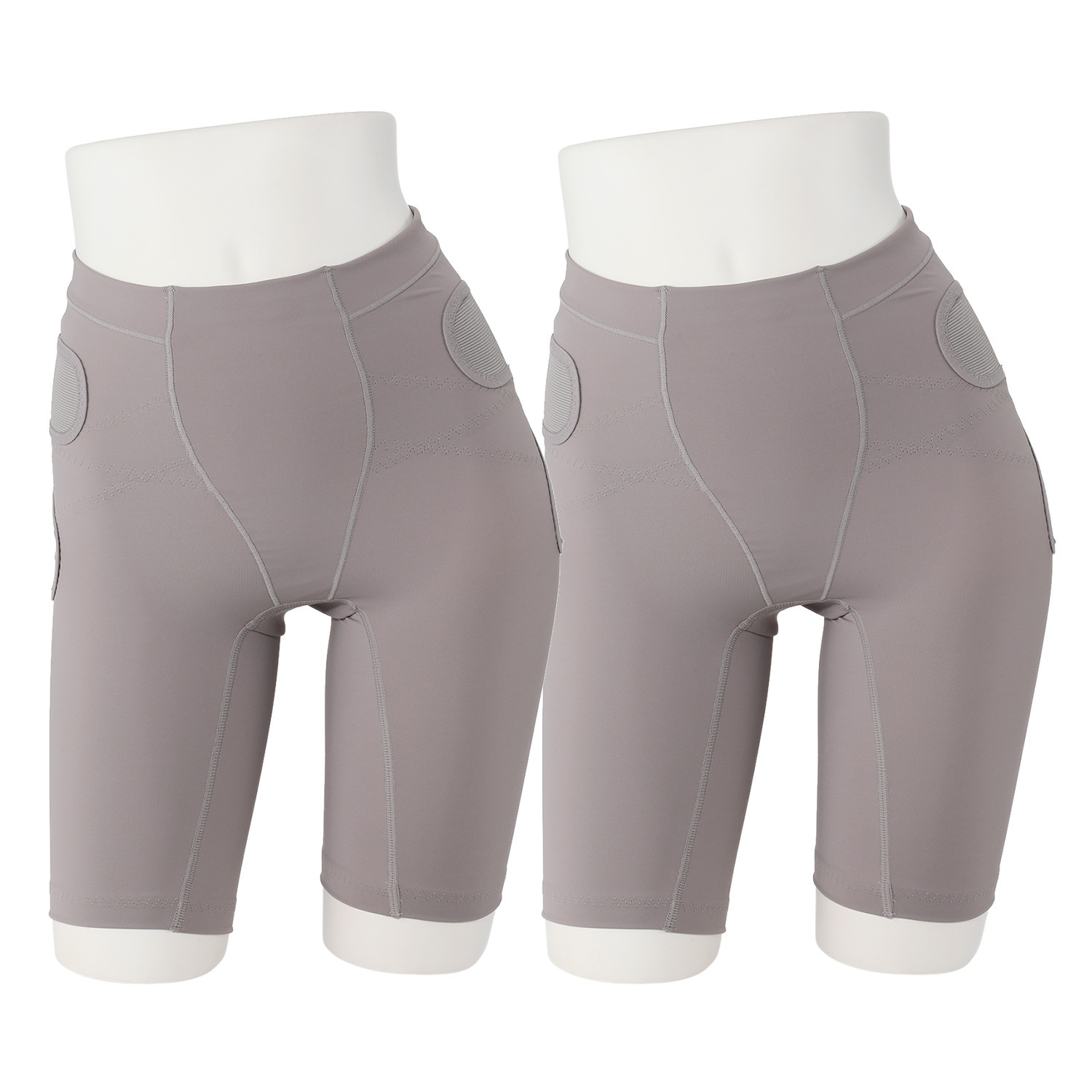 らくらく テーピングスパッツ 仙骨＆股関節 Vサポート スパッツ 同色