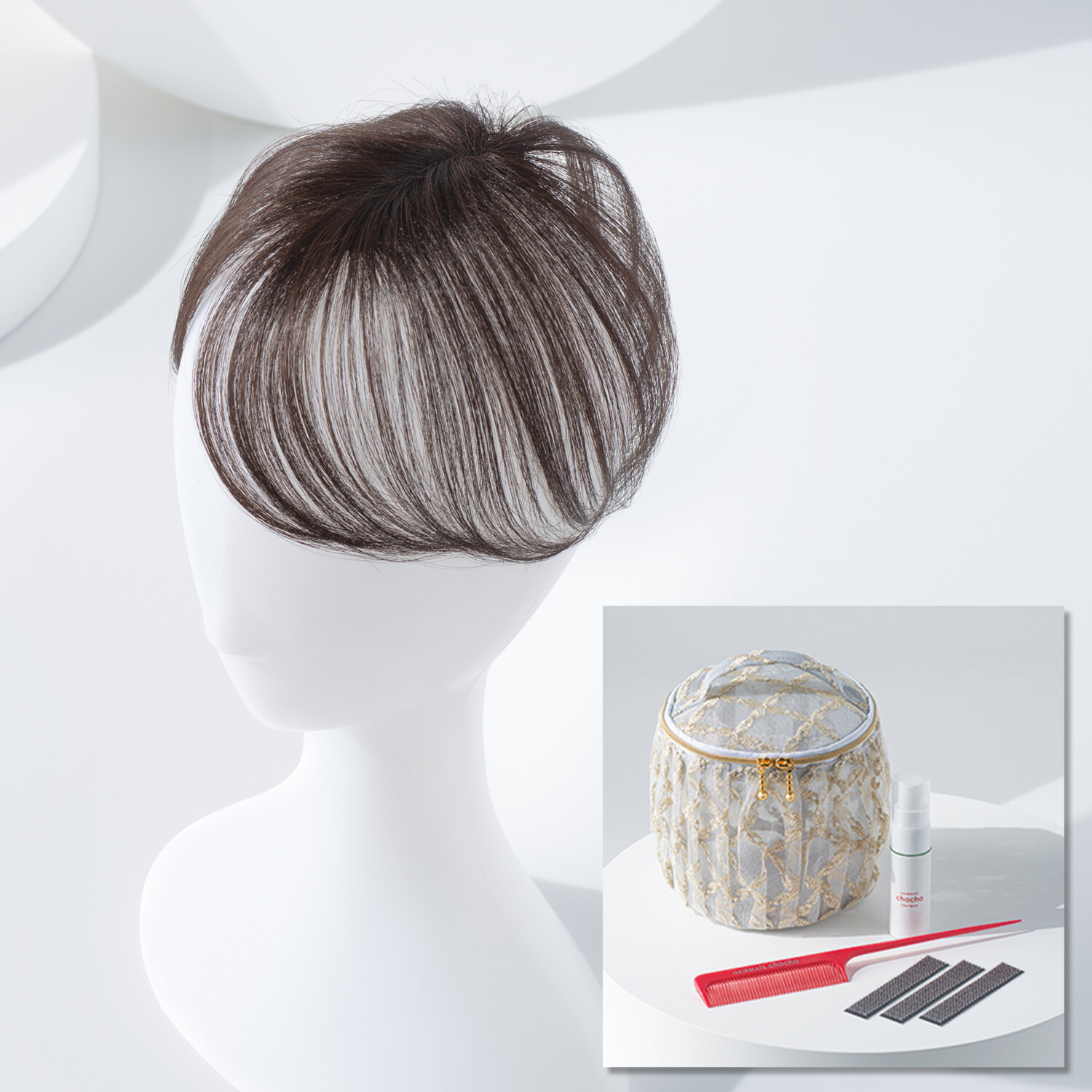 ぺスカ ビューティーサロン発 クリップ不要！白髪特化型 簡単キレイ