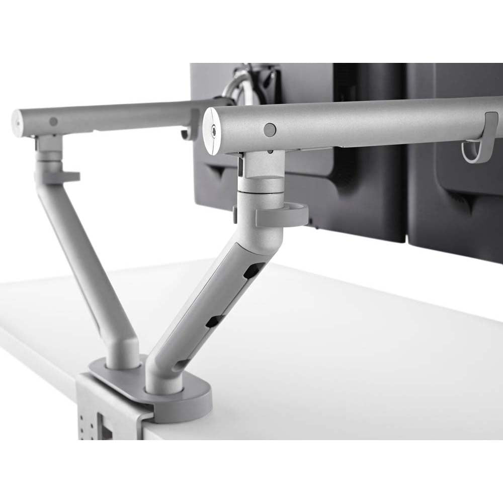 Herman Miller® Flo Dual Monitor Support - Available at Grounded Modern