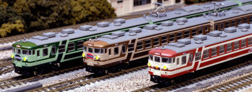 KATO 【3両SET】 165系 ムーンライト 茶 3両セット(M) KT-10-449 鉄道