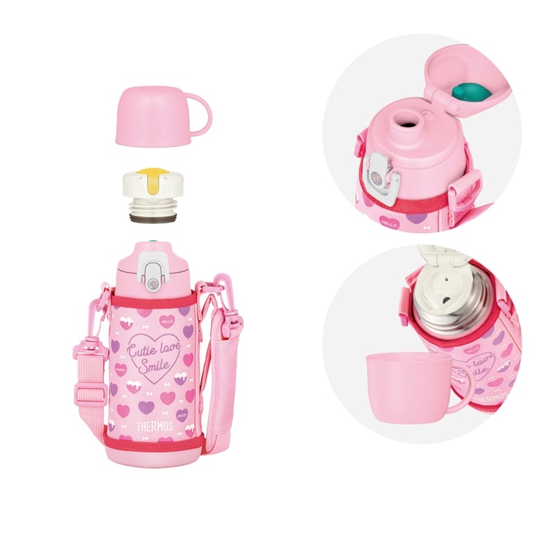 公式通販】真空断熱2ウェイボトル FJJ-601WF ピンクホワイト(PKW