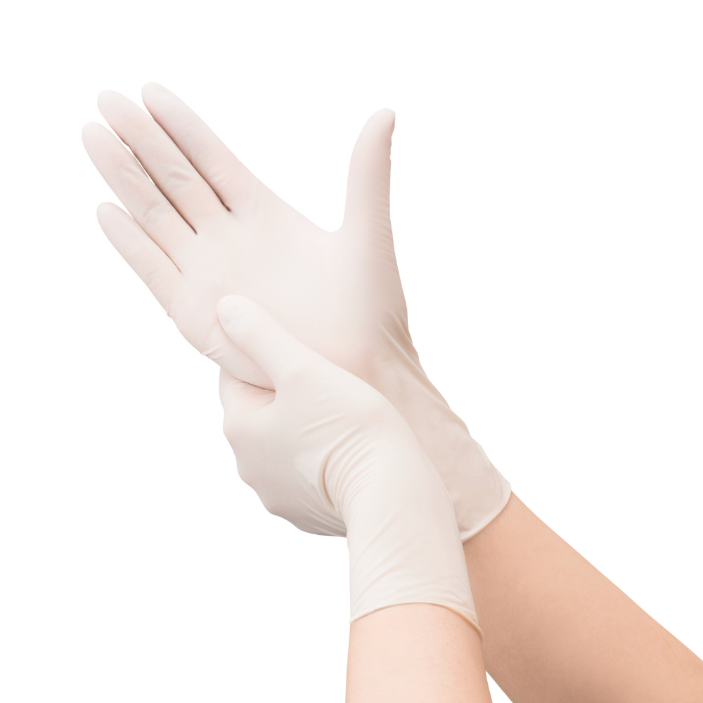 ナイスハンド きれいな手 つかいきりグローブ 天然ゴム 10枚入 | SHOWA