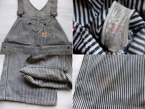 50s USA製 PENNEY'S PAYDAY ヒッコリー オーバーオール - Sixpacjoe