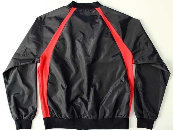 80s NIKEナイキ AIR JORDAN エア ジョーダン ナイロンジャケット 黒×赤