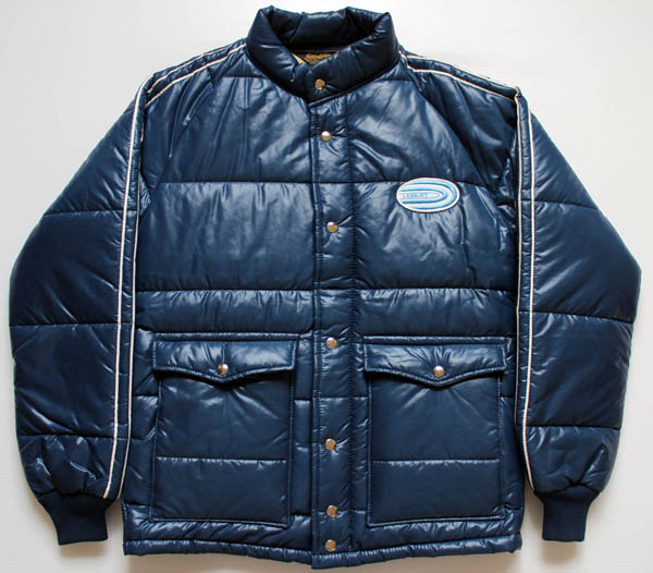 70s Swingster パッチ付き 中綿入り ナイロン レーシングジャケット M