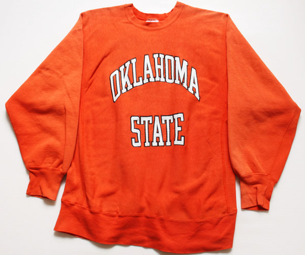 80s USA製 Championチャンピオン OKLAHOMA STATE リバースウィーブ