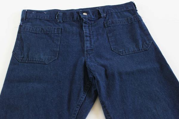 70s navdungaree デニム セーラーパンツ w35 - Sixpacjoe Web Shop