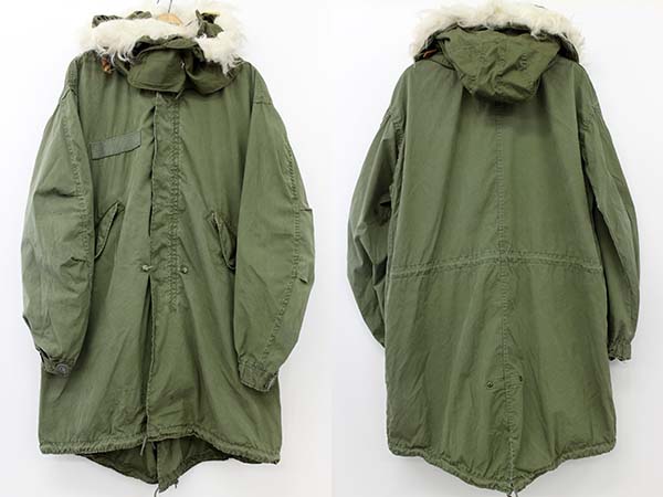 70s 米軍 U.S.ARMY M-65 パーカー フード付き S☆モッズコート