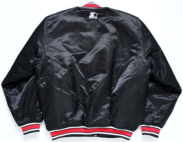 90s STARTERスターター NBA BULLS シカゴ ブルズ ナイロンスタジャン