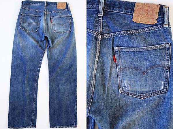 70s USA製 Levi'sリーバイス 501 シングル 66前期 デニムパンツ w35