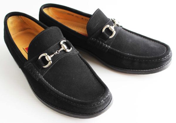 イタリア製 COLE-HAANコールハーン ビットローファー スエード レザー