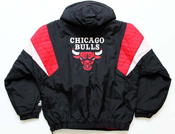 00s STARTERスターター NBA BULLS シカゴ ブルズ 中綿入り ナイロン