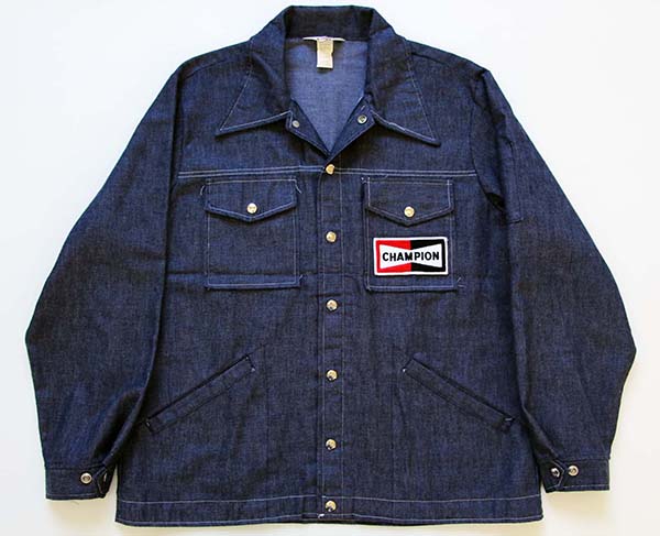 70s USA製 CHAMPION SPARK PLUG チャンピオン プラグ パッチ付き