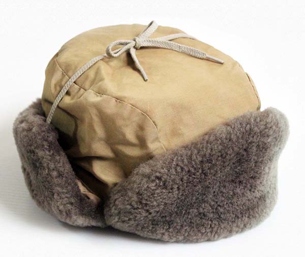 70s EddieBauerエディーバウアー リアル ムートン ダウンキャップ