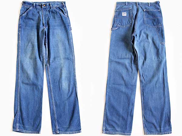 70s USA製 Leeリー デニム ペインターパンツ w33 L34 - Sixpacjoe Web Shop