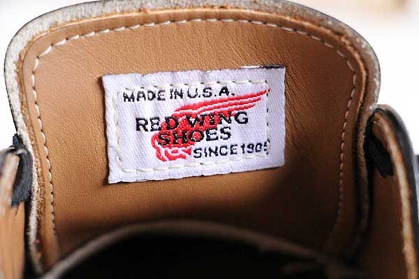 90s USA製 REDWINGレッドウイング 101 ポストマン レザーシューズ 黒