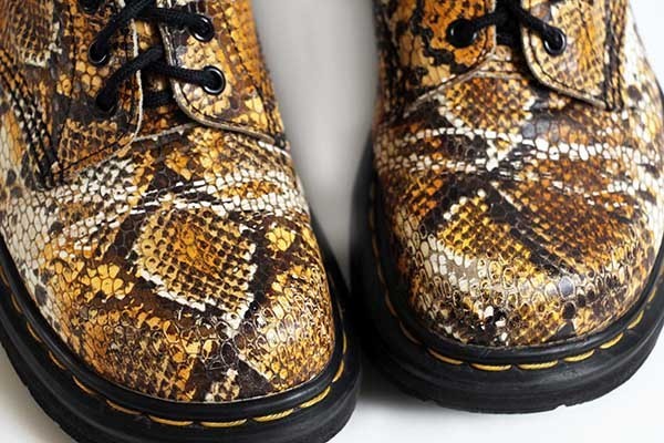 英国製 DR.MARTENSドクターマーチン パイソン 8ホールブーツ 6.5