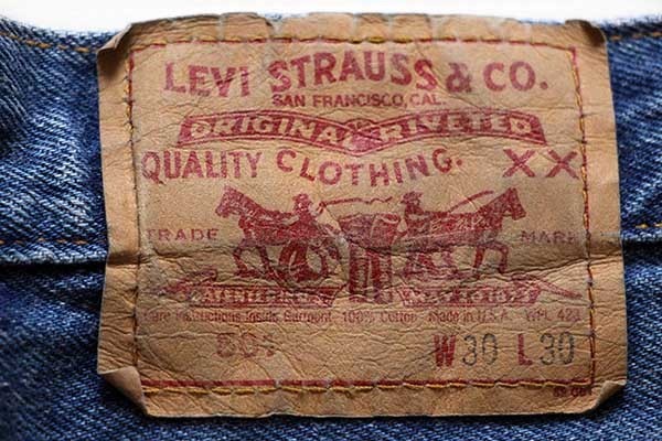 デッドストック☆80s USA製 Levi'sリーバイス 501 デニムパンツ w30