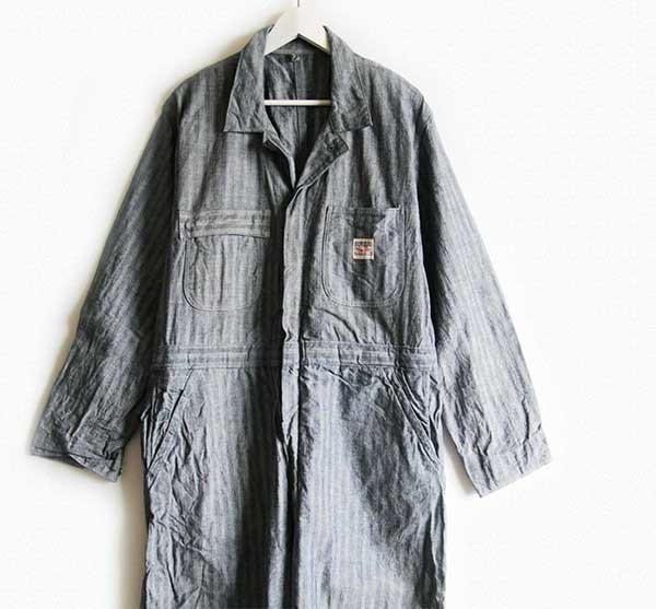 50s HERCULESヘラクレス HBT ヘリンボーンツイル オールインワン