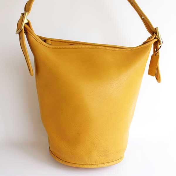 USA製 COACH オールド コーチ バケツ型 レザー ショルダーバッグ