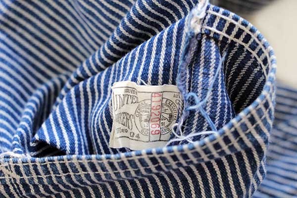 70s USA製 Leeリー ヒッコリー ストライプ オーバーオール - Sixpacjoe