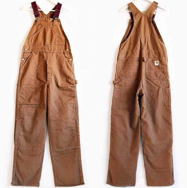 70s USA製 carharttカーハート 山ポケ キルティングライナー ダック地