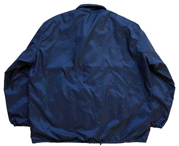 80s USA製 Pla-Jac 無地 ナイロン コーチジャケット 紺 XL - Sixpacjoe