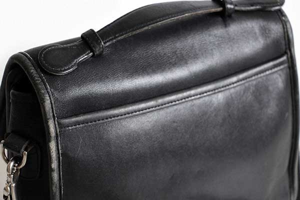 USA製 COACH オールド コーチ 2WAY レザー ショルダーバッグ 黒☆HOC