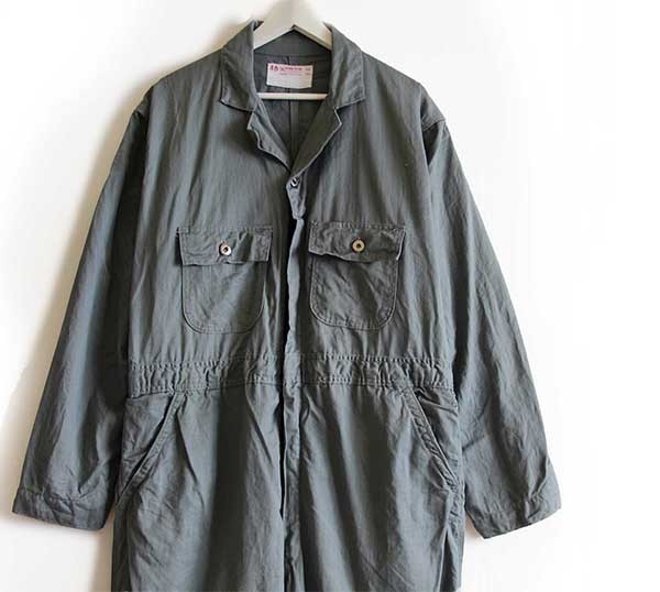 60s USA製 Cleveland Overall HBT ヘリンボーンツイル オールインワン