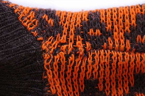 70s Arrow SNOOPY スヌーピー ウッドストック ジャガード アクリル