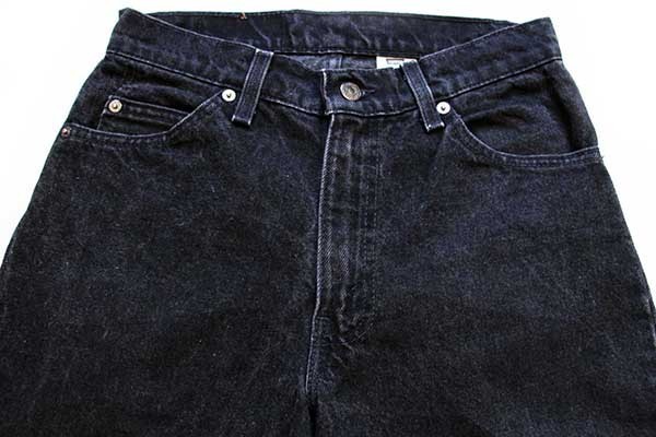 90s USA製 Levi'sリーバイス 560 ブラック デニムパンツ w28☆01