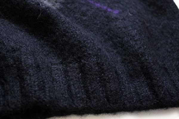 90s ポロ ラルフローレン アーガイル柄 ウール×アルパカ ハンドニット