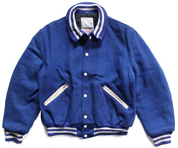 80s DeLONGデロング Springfield Blue Devilsチェーン刺繍