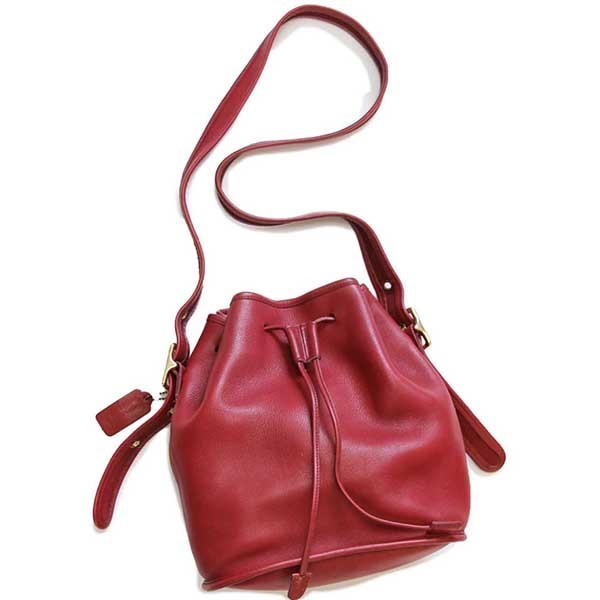 OLD COACH レザーメモ帳 赤 ビンテージ OLD COACH レザーメモ帳 赤