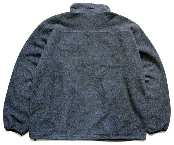 90s L.L.Bean ハーフジップ プルオーバー フリース グレー - Sixpacjoe