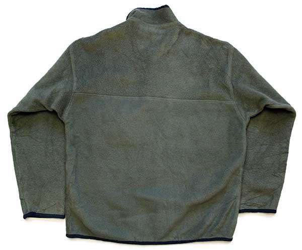90s patagoniaパタゴニア フリース スナップT グリーン M☆雪なしタグ