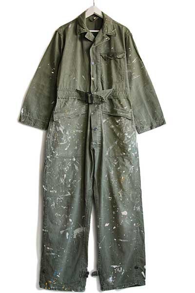 40s 米軍 U.S.ARMY M-43 HBT ヘリンボーンツイル オールインワン