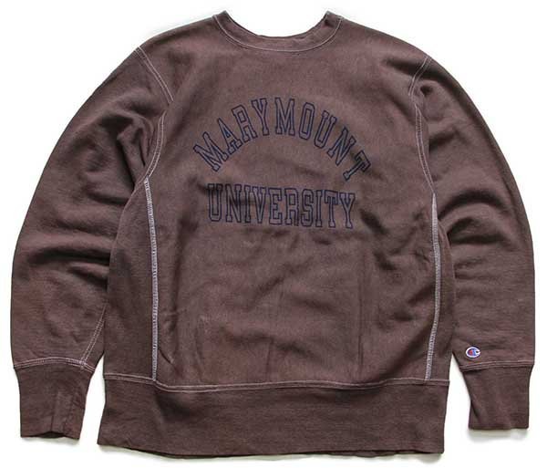 80s USA製 Championチャンピオン MARYMOUNT UNIVERSITY 染み込み