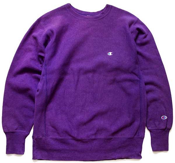 90s USA製 Championチャンピオン ワンポイント リバースウィーブ