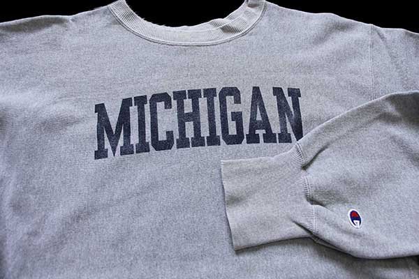 90s メキシコ製 Championチャンピオン MICHIGAN リバースウィーブ