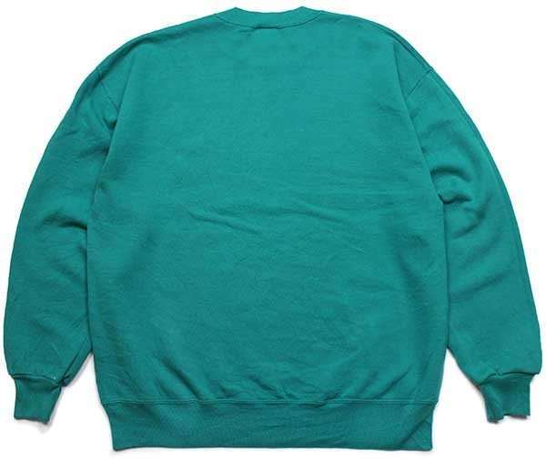 90s USA製 RUSSELLラッセル KEY WEST ヨット 刺繍 前V スウェット