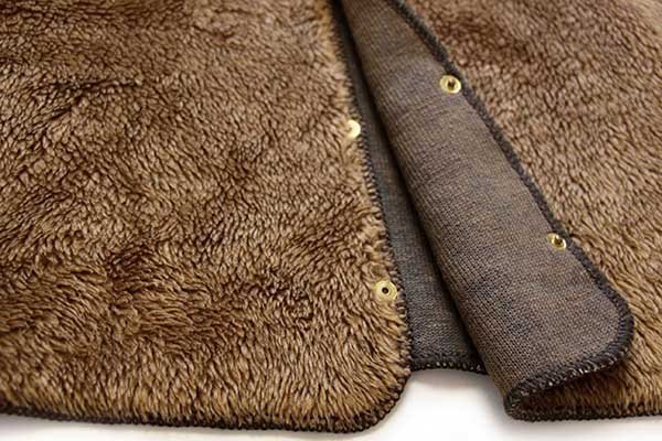 90s 英国製 Barbourバブアー パイルライナー ボア ベスト ブラウン☆27