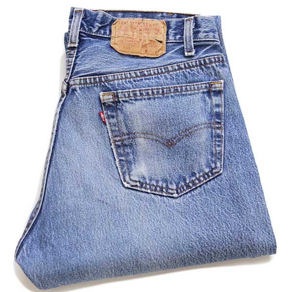 80s USA製 Levi'sリーバイス 501 デニムパンツ w34 L32☆77