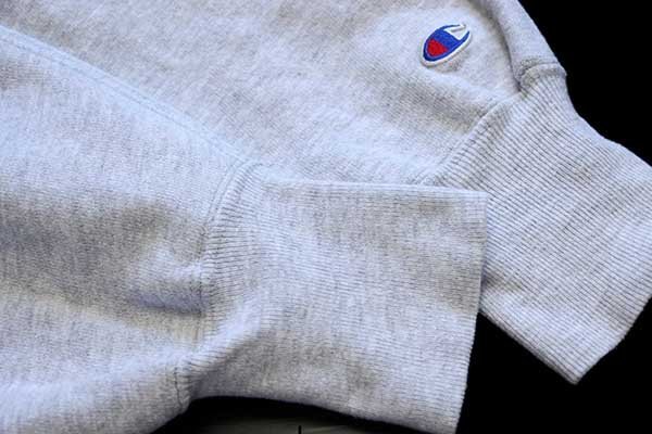 90s USA製 Championチャンピオン 無地 目無し リバースウィーブ