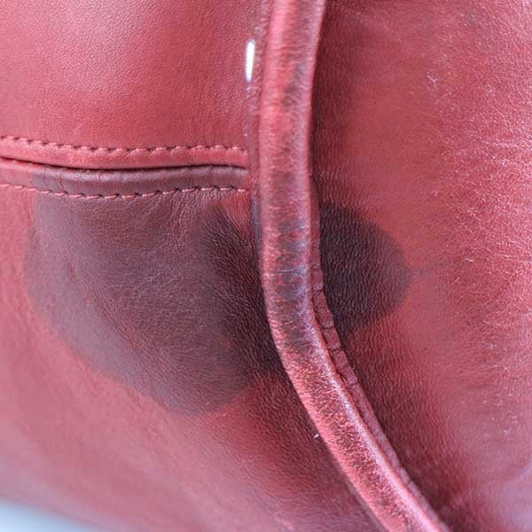 USA製 COACH オールド コーチ バケツ型 レザー ショルダーバッグ 赤 大