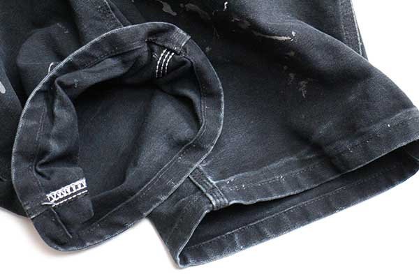 carharttカーハート ダック地 ダブルニー オーバーオール ペンキ飛び