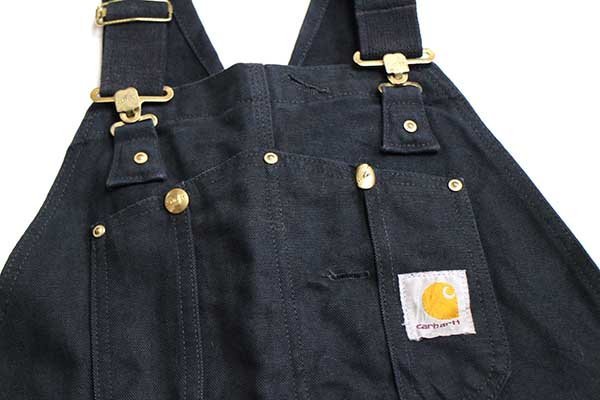 メキシコ製 carharttカーハート ダック地 ダブルニー オーバーオール