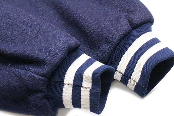 70s ALVIN Howardチェーン刺繍 パッチ付き メルトン ウール スタジャン