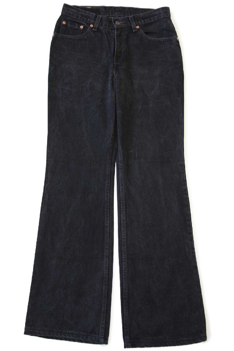 90s USA製 Levi'sリーバイス 517 ブラック デニムパンツ 7 JR.M