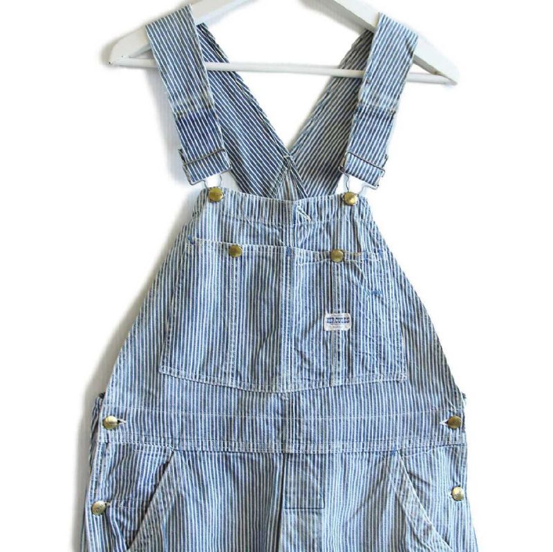 40s USA製 HERCULESヘラクレス ヒッコリー ストライプ オーバーオール